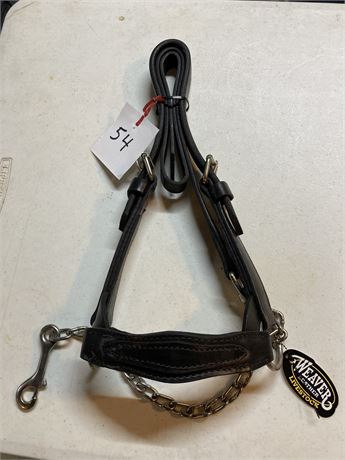 WEAVER BEEF SHOW HALTER FOR CALF OR YEARLING SIZE SMALL     54